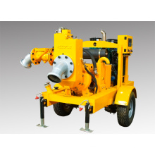 Movable Diesel Engine Seco Self Priming Água Bomba